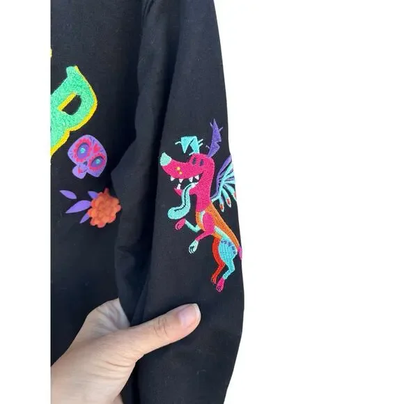 Disney Coco Remember Me Women’s Black Sweatshirt XS Miguel Dante - Picture 3 of 7